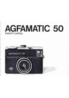 Agfa Agfamatic 50 manual. Camera Instructions.